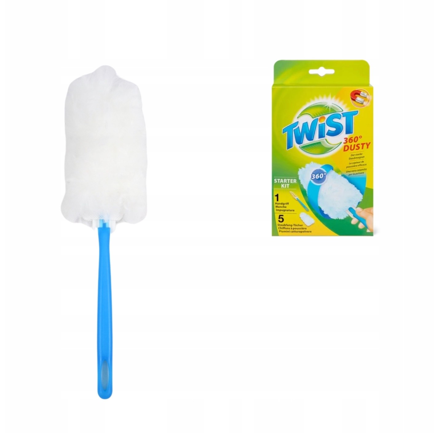 Twist 360° DUSTY · Starter Kit with dust catcher cloths