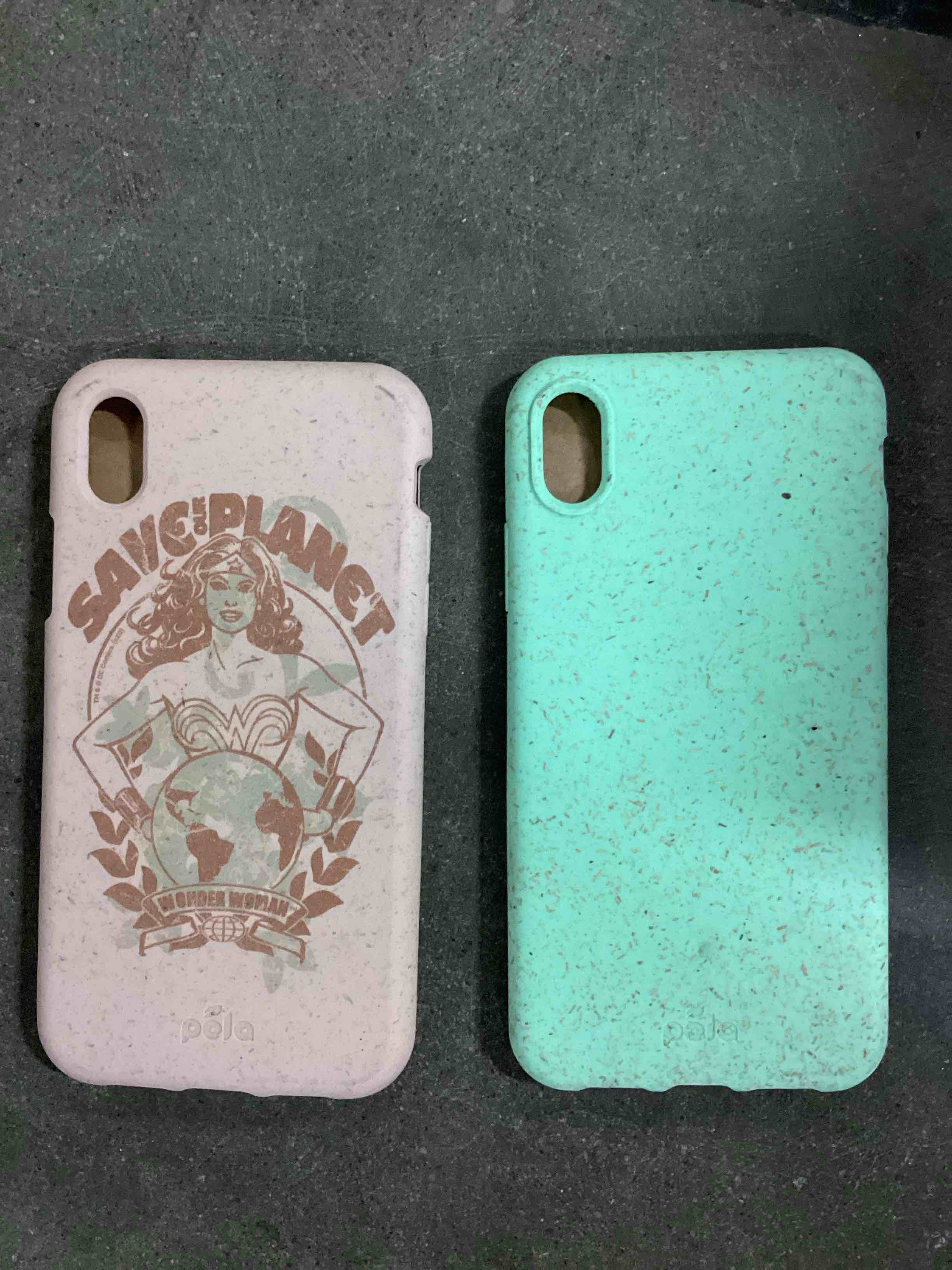 Assorted Pela Eco- Friendly iPhone XR (18276 Slim Neon Mint) & iPhone XR (50095 Seashell Earwar ) Phone Case Lot