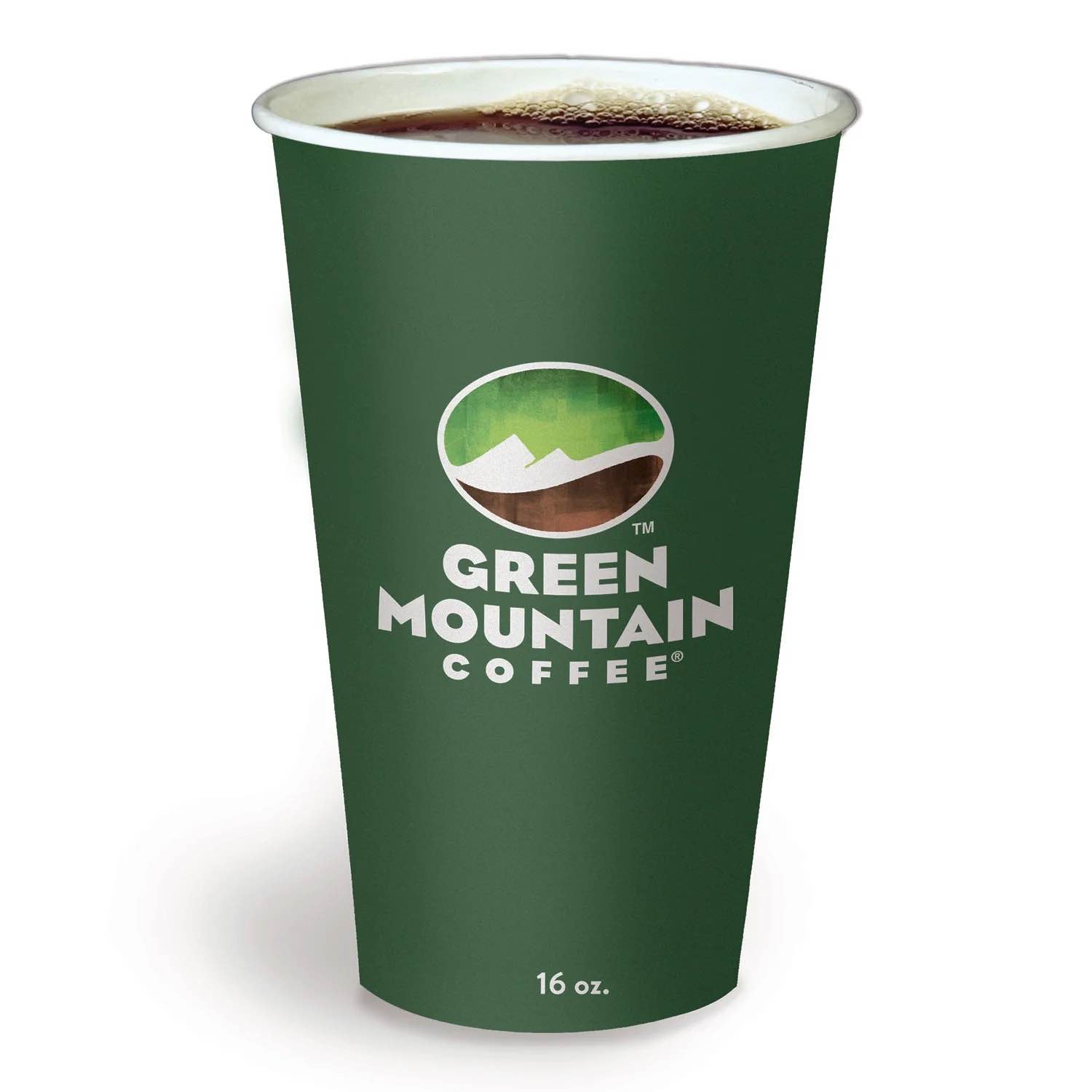 Keurig Eco-Friendly Paper Hot Cups, 16oz, Green Mountain Design, Multi, 1000/Carton (93768)