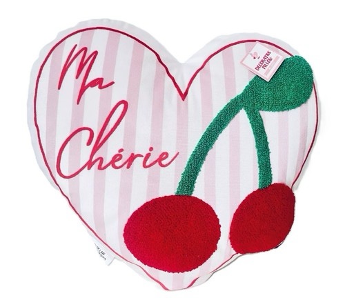  Target Bullseye Valentines Ma Cherie Heart Cherries Plush Throw Pillow