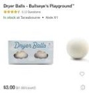 Target Dryer Balls bullseye