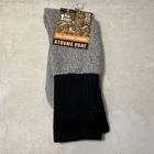 Mossy Oak Xtreme Heat Thermal Work Socks Size 10-13 Black Qty 1