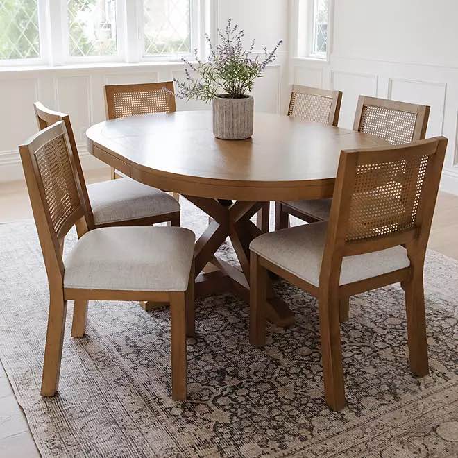7 Piece Expanding Dining Set