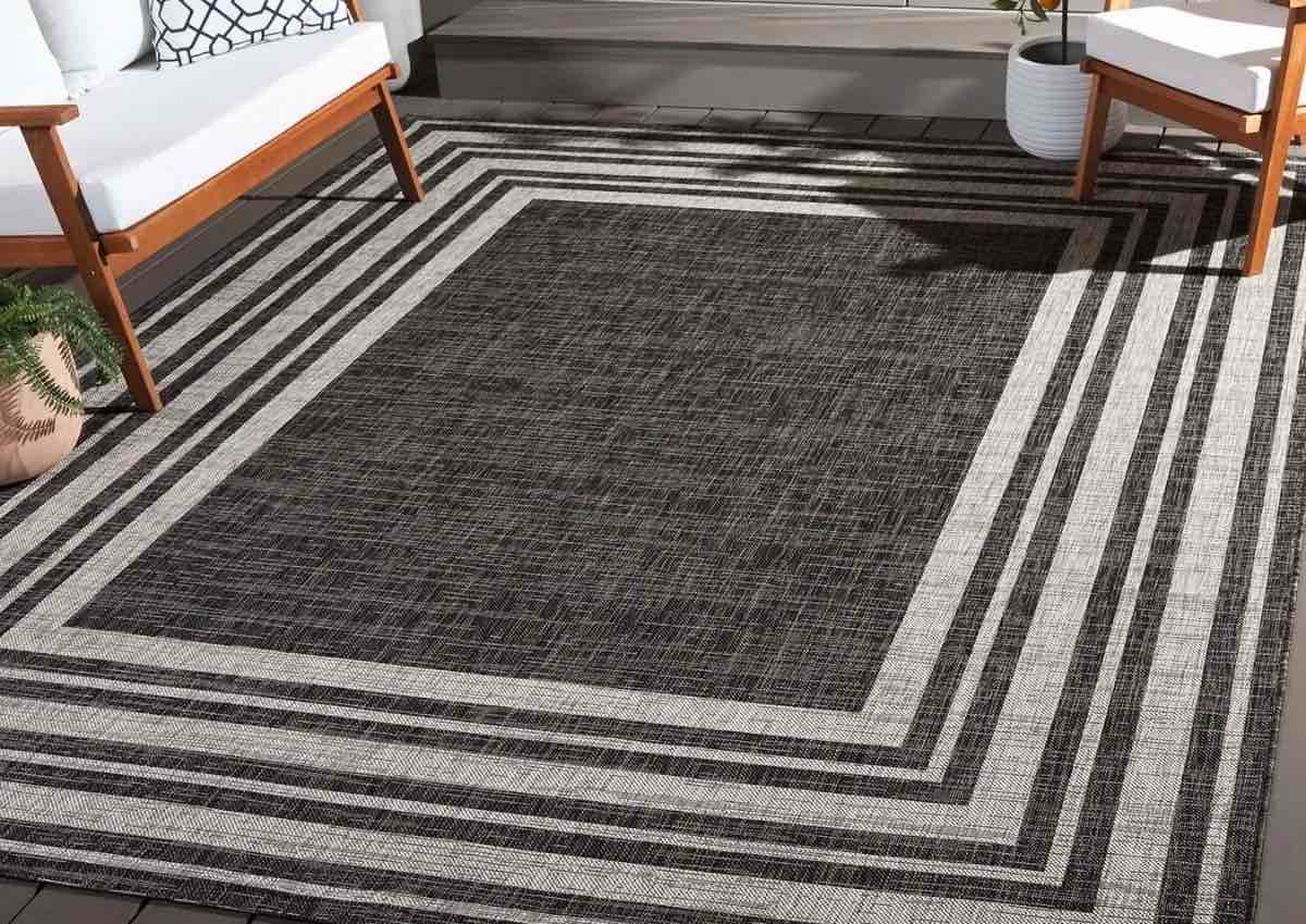 SAFAVIEH RUG 8X10 CHARCOAL/GREY