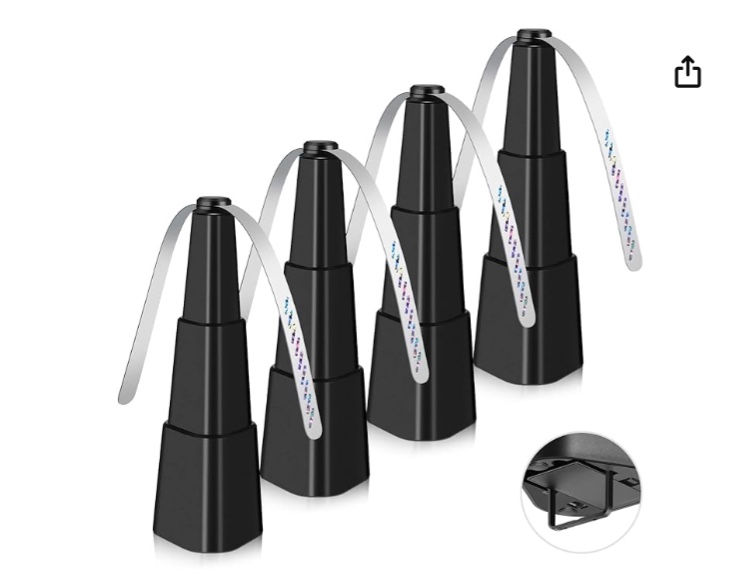 Fly Fans for Tables 4 Pack - Portable Automatic Picnic Table Food Repellent Fans Spinner for Restaurant, Party, Home. (3 box for pick up)