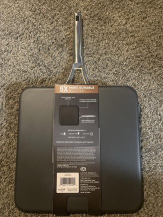 Calphalon Premier MineralShield Nonstick Square Griddle Pan color gray 