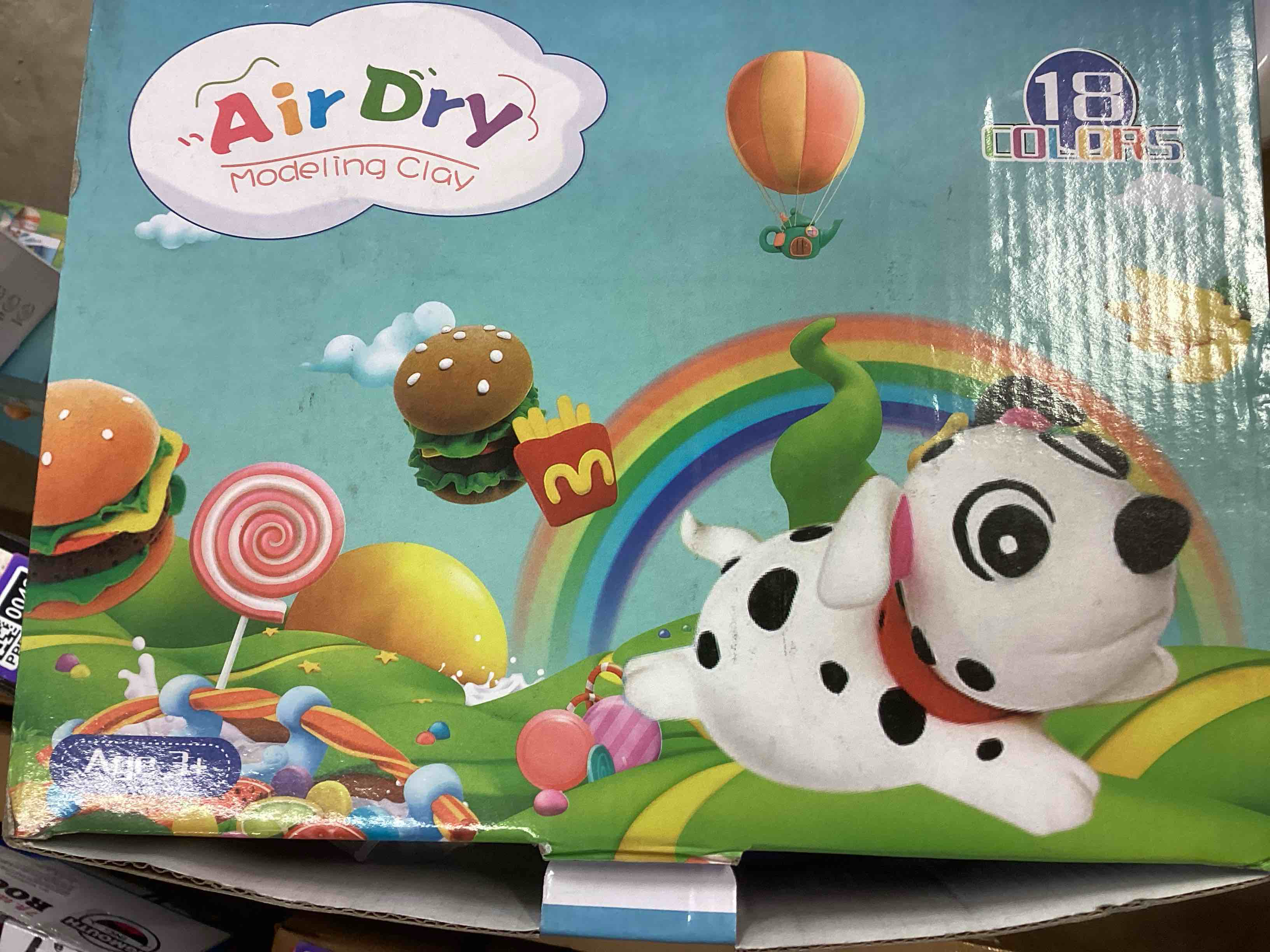Air Dry modeling clay (18 colors )