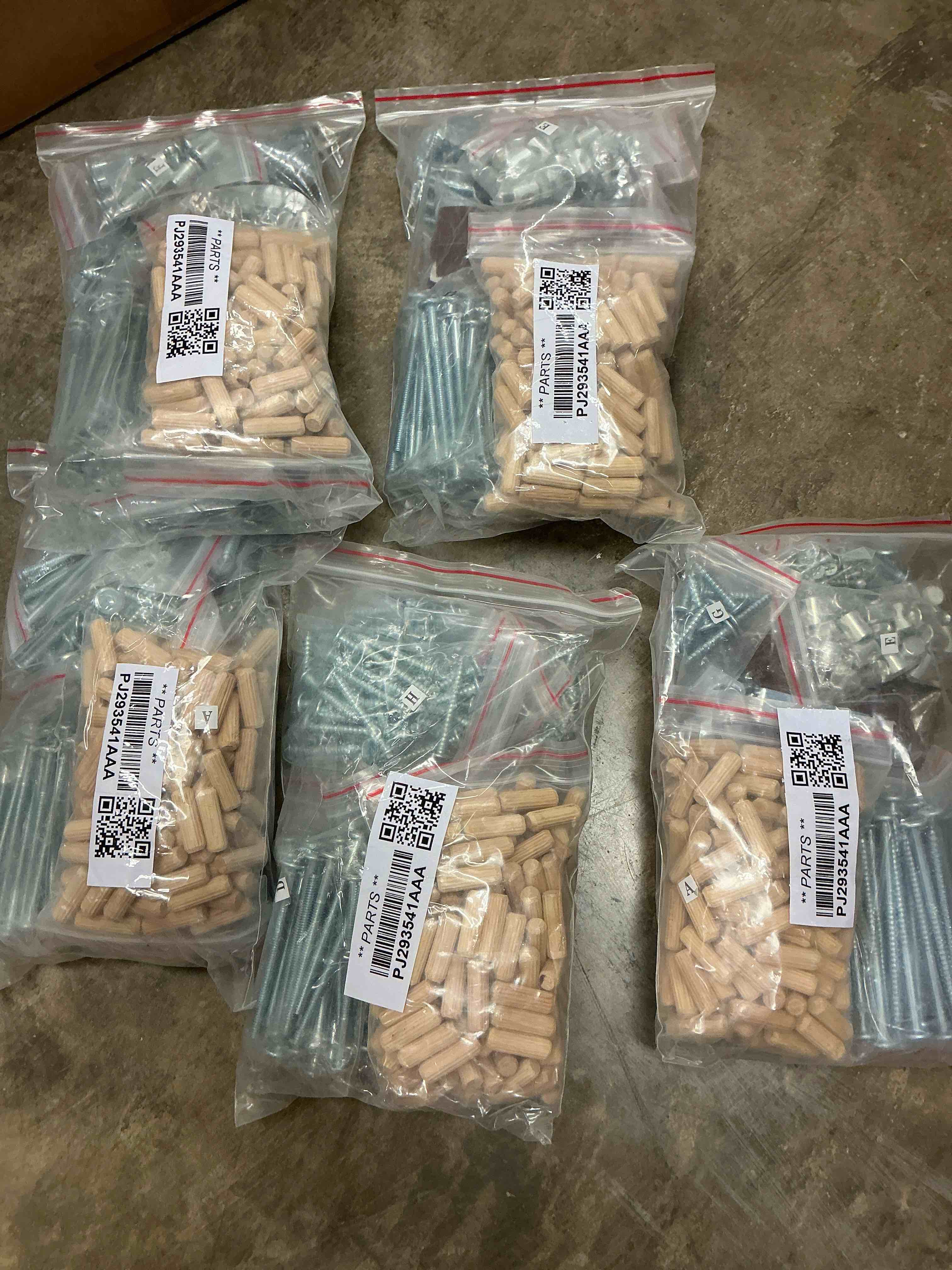 assorted of Screws ( 5 set) 