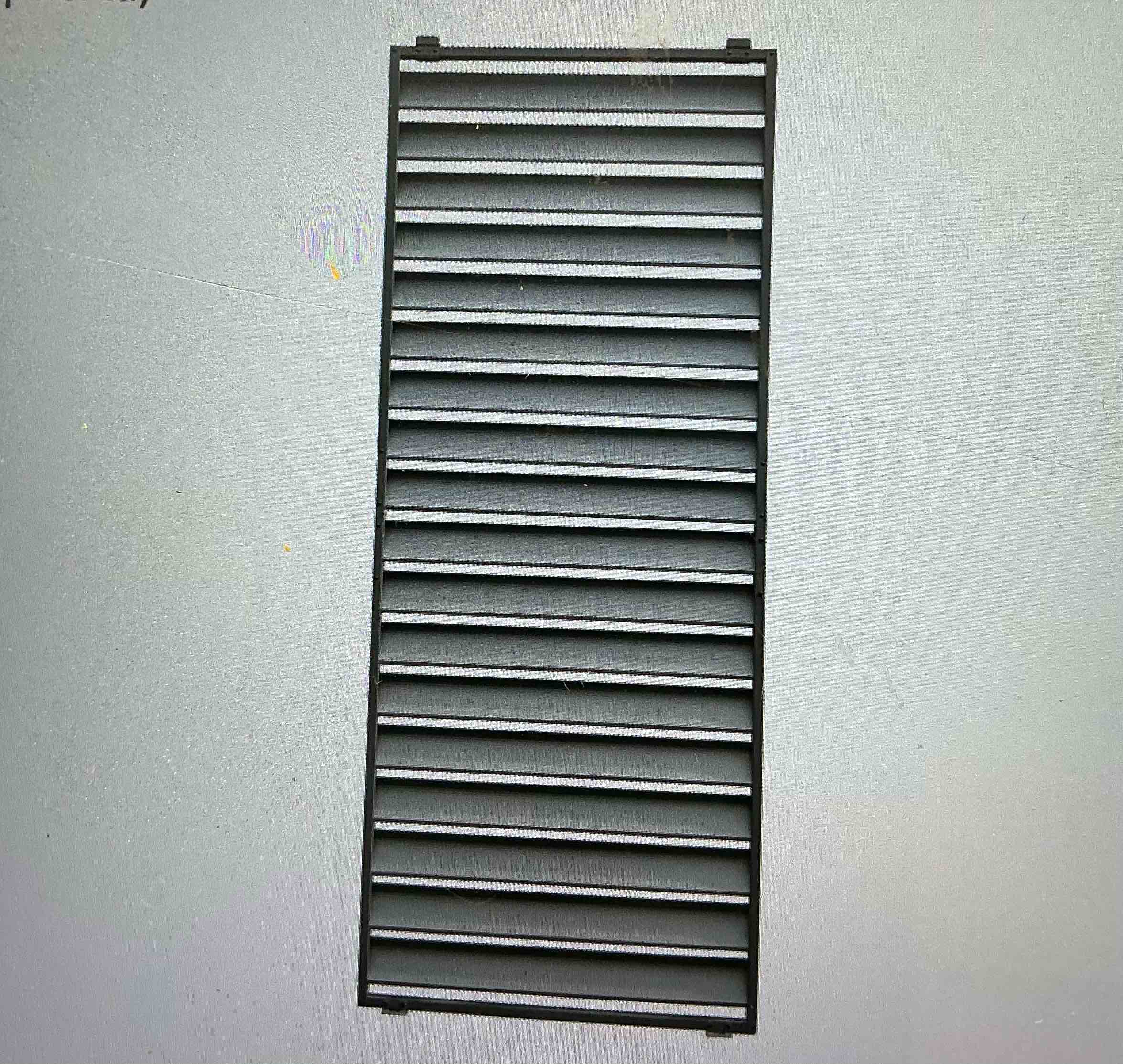 Pergola screens with outdoor slats (gray)  - 1-door privacy panels, weather protection, durable and elegant for patio, terrace (1 door)