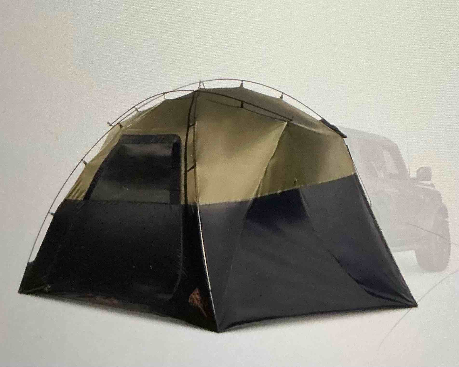 (similar) Kelty Highways Overlanding Shelter - Universal Car Tent with Large Zipper Entry, Aluminum Frame, Adjustable Walls and Windows, Protection UV, waterproof, bag