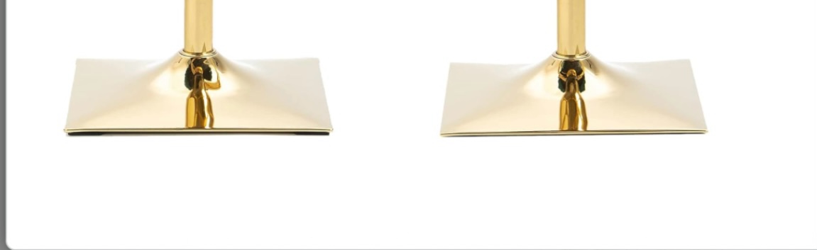 SEE DESCRIPTION. Bar Stool Base Gold and Silver Color 