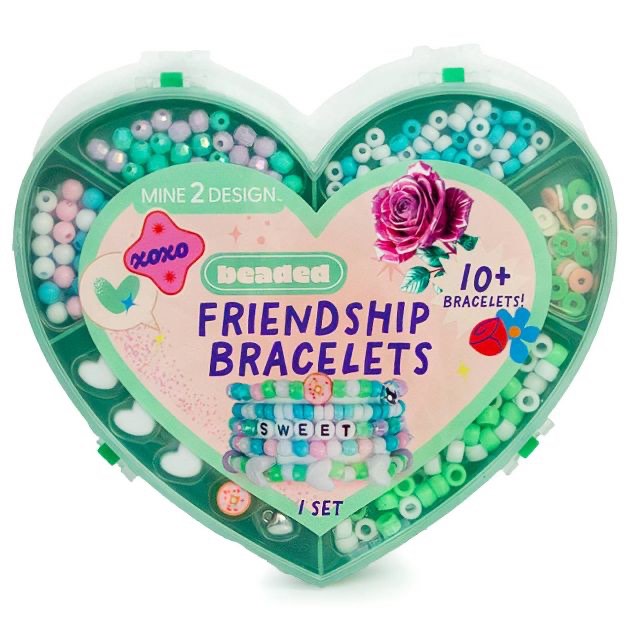 Friendship Bracelet Kit Green-Bullseye’s Playground 5Pack 