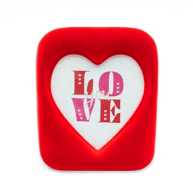 4”x4” Picture Frames Red Heart-Bullseye’s Playground 3Pack 