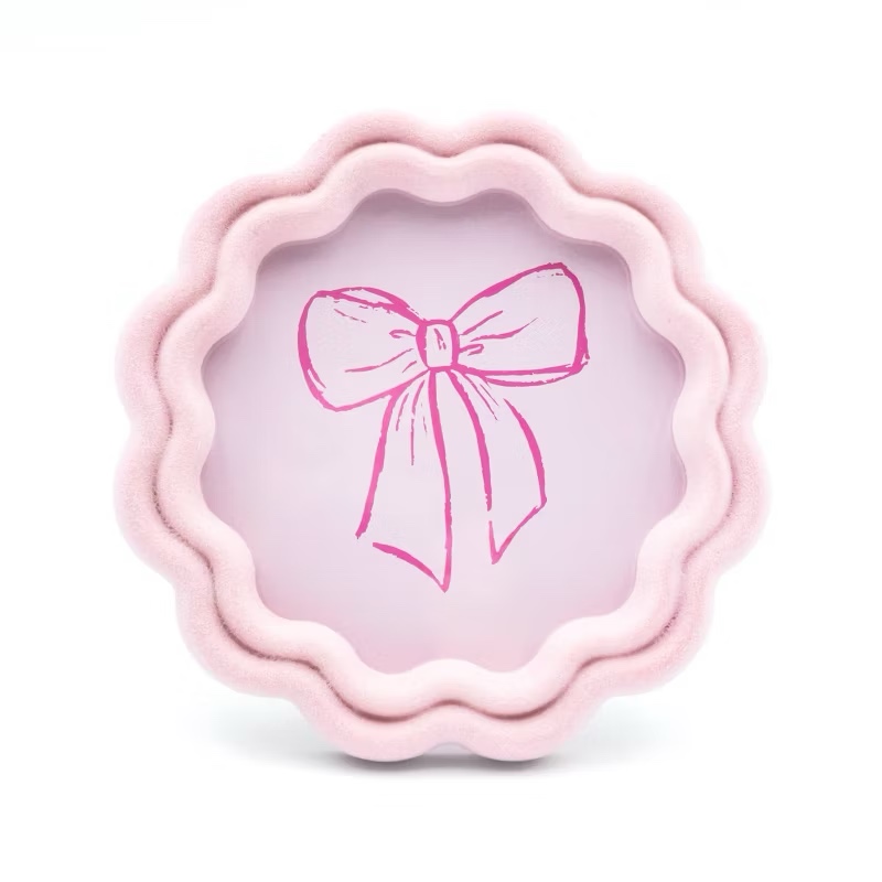 4”x4” Picture Frames Round Pink-Bullseye’s Playground 3Pack 