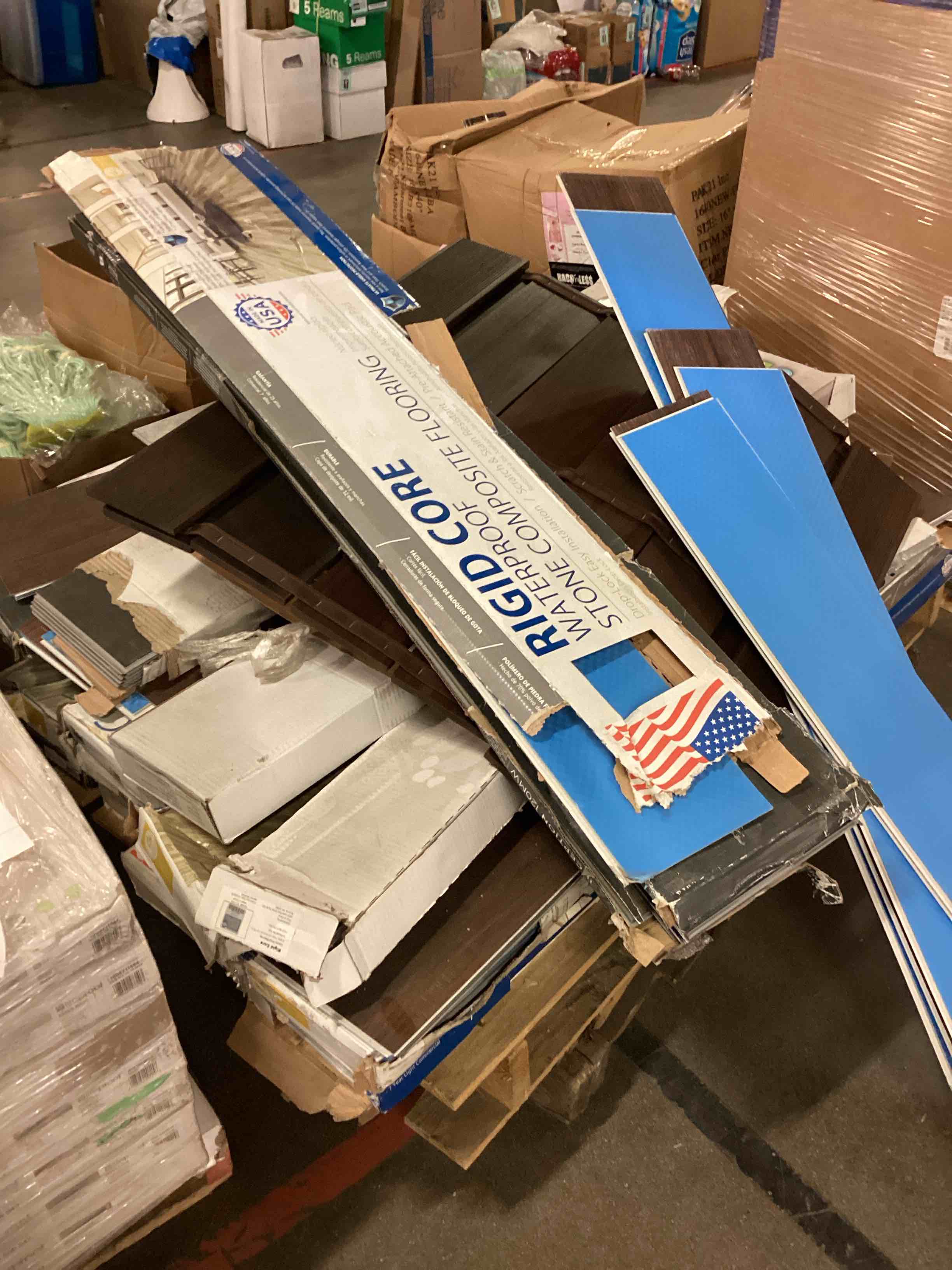 Assorted Flooring Different Size , Color and Brand 