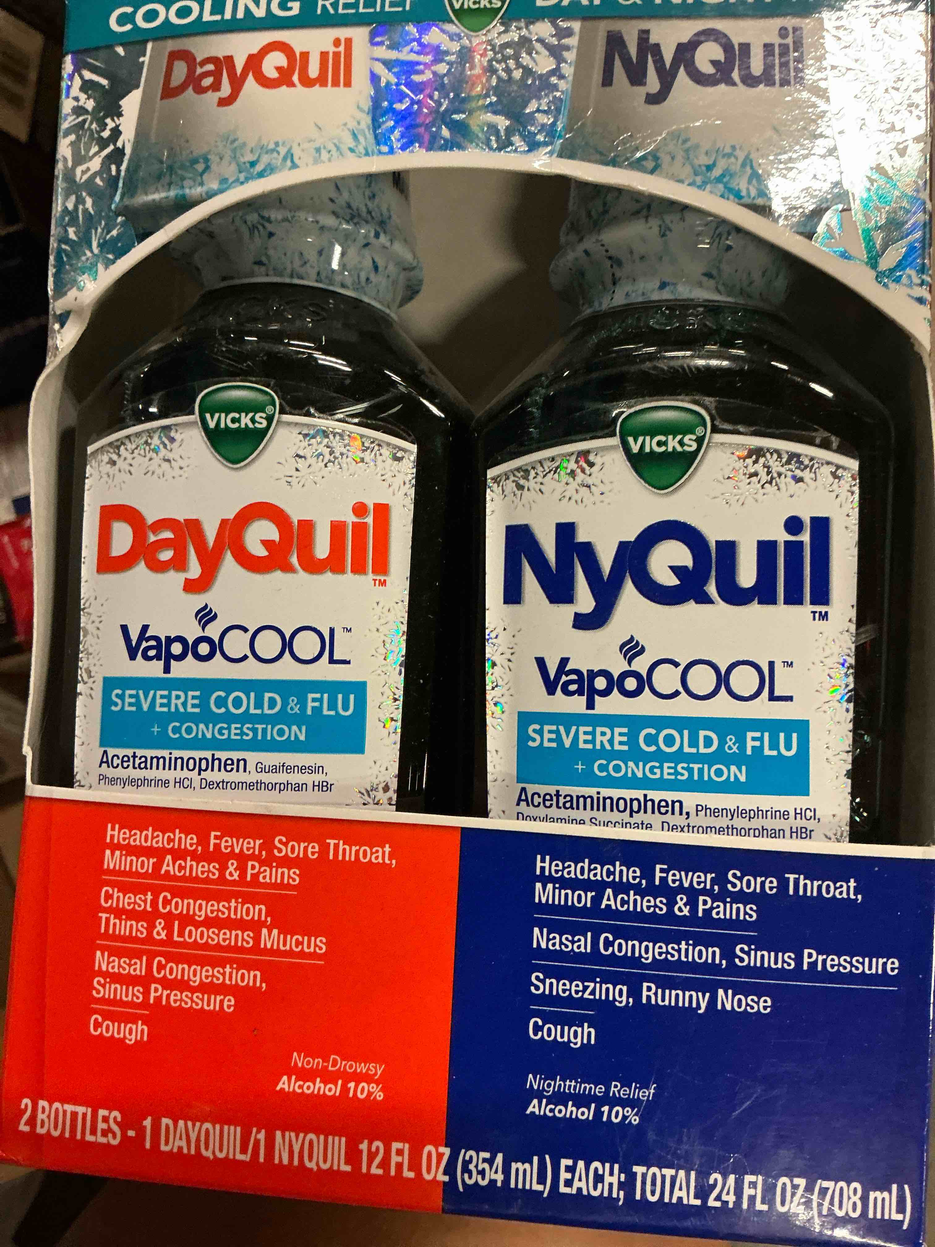 Assortment of medicines included; DayQuil. NyQuil/ and more (12 pieces)