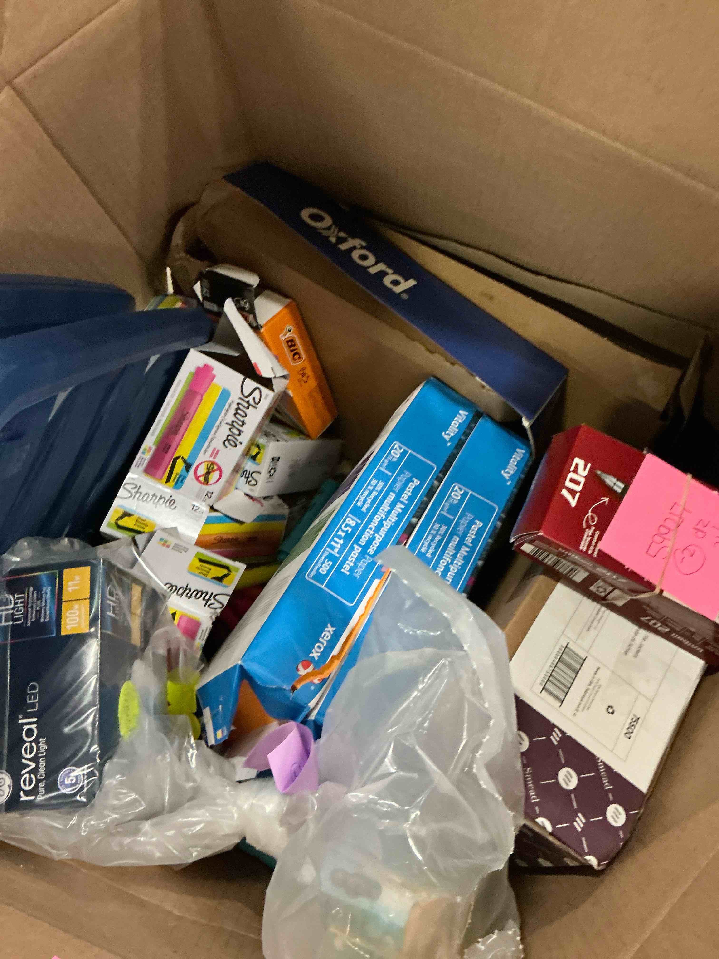 Assorted miscellaneous include; pencil/ paper/wite Out  and more 