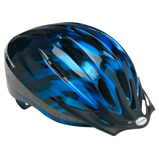 Blue SCHWINN Adjustable INTERCEPT Bicycle Helmet Ages 14+ New with Tags