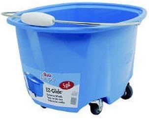 Quickie EZ-Glide Bucket On Wheels  5 gal Capacity