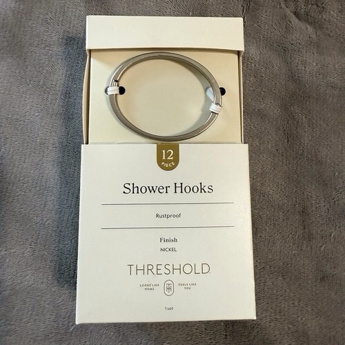 Rust Proof Oval Shower Ring Nickel - Threshold™