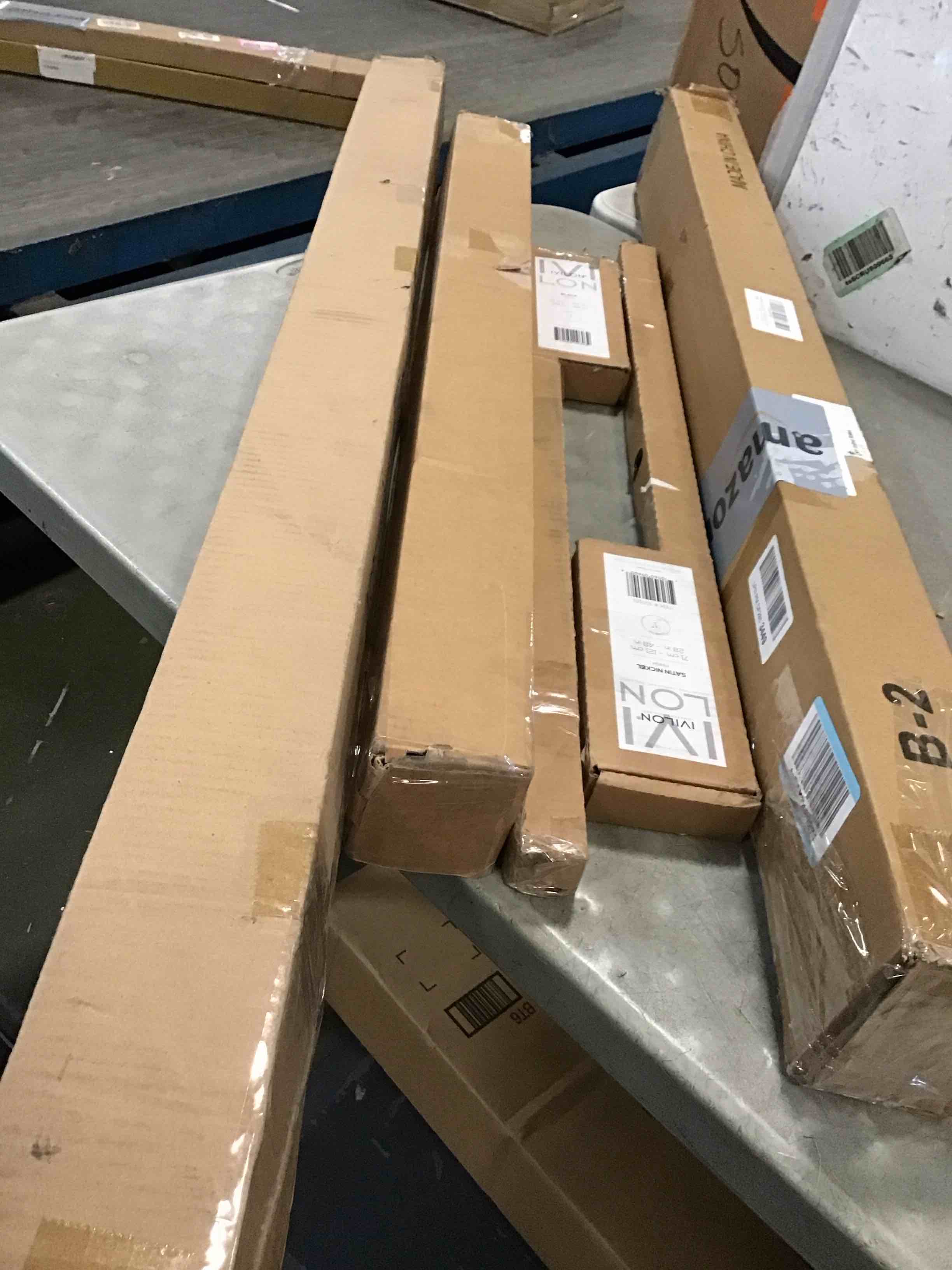 Condition photo showing As Is for Assorted Shower and Curtain Lot 