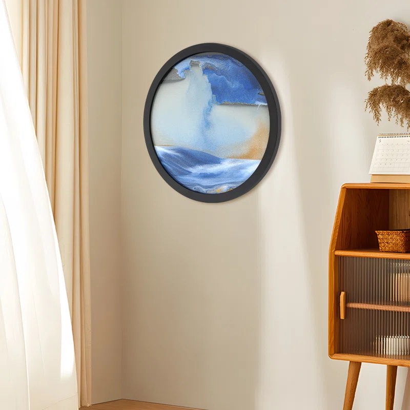 Wall Dcor Moving Sand Art Wall Mounted Crafts Sandscape Room Decoration
