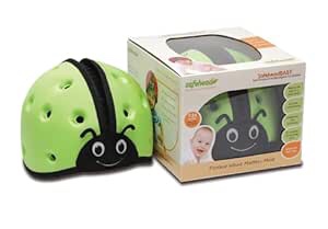 SafeheadBABY Award-Winning Infant Safety Helmet Baby Helmet for Crawling Walking Ultra-Lightweight Baby Head Protector Expandable and Breathable Toddler Head Protection Helmets - Ladybird  green 