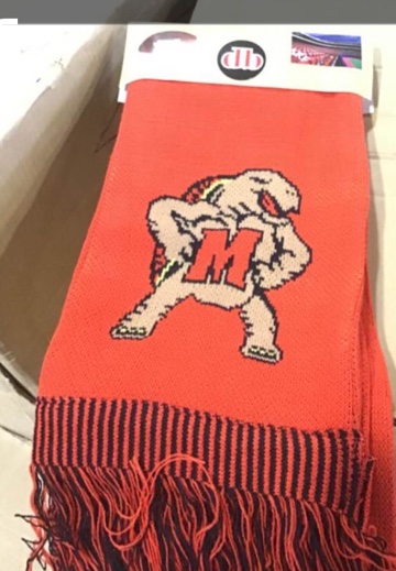 Case of 36 pcs)) FOCO NCAA Mens (2012 Edition) Team Stripe Scarf shool spirit scarf