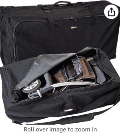 Stroller Travel Bag for Standard or Double/Dual Strollers