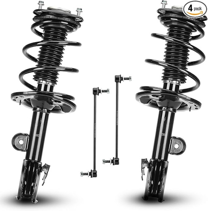 Front Struts Shock Absorber Sway Bar Links Kit Fit for Toyota Rav4