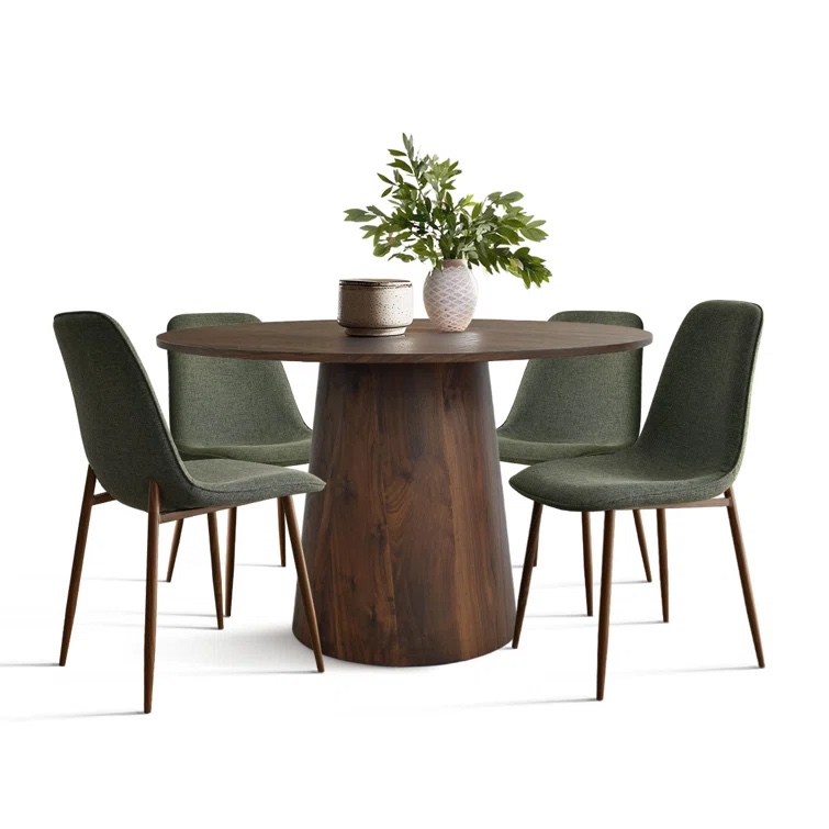 *incomplete,table base only* Benvinda Pedestal Table Base Color: White *similar to stock photo,item is white* 