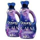 Downy Infusions Laundry Fabric Softener Liquid, Calm Scent, Lavender & Vanilla Bean, 56 Fl Oz (Pack of 2)