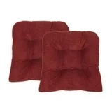 Perfect Performance Tyler Set of 2 Chair Cushions Burgundy