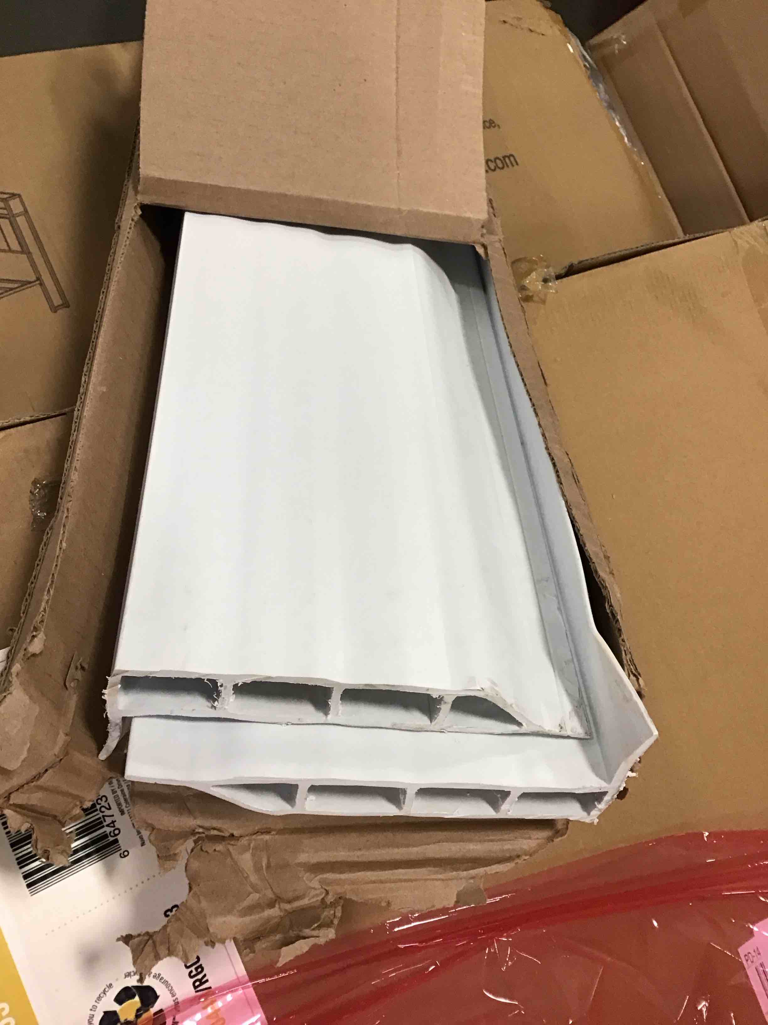 Condition photo showing As Is for + Super Full Face PVC Profile Dock Guard, White, 12'