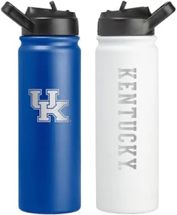 Logo Brands NCAA 24oz SS Water Bottle 2 Pack Kentucky Wildcats