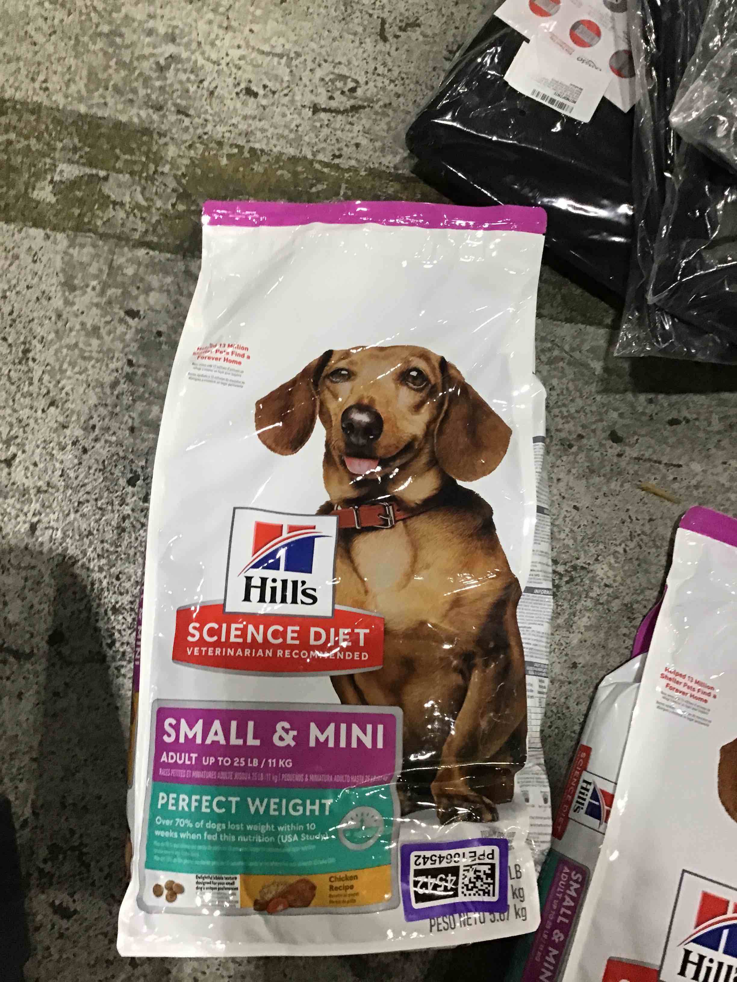 Hill's Science Diet Adult Perfect Weight Small & Mini Chicken Recipe Dry Dog Food, 12.5 lb. Bag