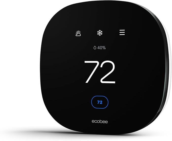 ecobee3 Lite Smart Thermostat - Programmable Wifi Thermostat - Works with Siri, Alexa, Google Assist