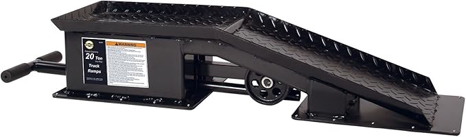 *1ramp*Omega 93200 Black Truck Ramp - 20 Ton Capacity