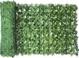 YUEKUI 118x39.4in Artificial Hedges Fence,Artificial Greenery Backdrop,Artificial Ivy Privacy Fence and Faux Ivy Vine Leaf Decoration for Outdoor Garden DecorScreen.