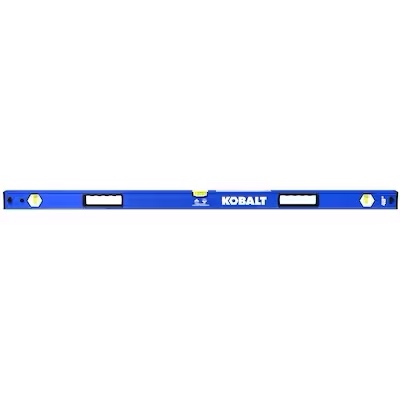 Kobalt Aluminum 48-Inches 2 Vial Box beam level