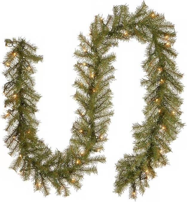 National Tree Company Pre-Lit Artificial Christmas Garland, similar to stock photo 