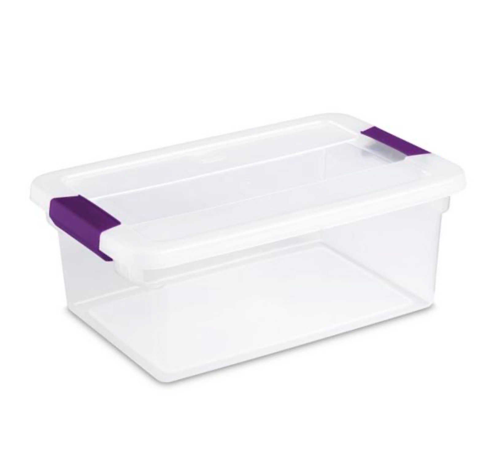 Sterilite Clear View Storage Container Tote w/ Latching Lid *12 totes* 