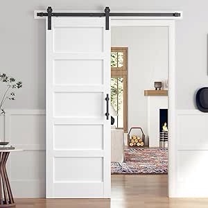 white barn door