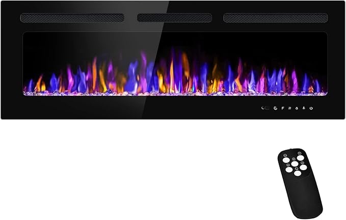 fireplace with remote
