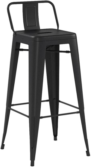 matter black  bar stools metal set of 3 * may be missing hardware * 