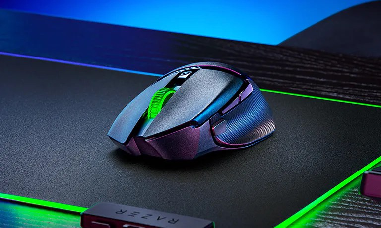 Razer Basilisk V3 X HyperSpeed Wireless Gaming Mouse: Up to 285 Hr Battery - 18K Optical Sensor - Me