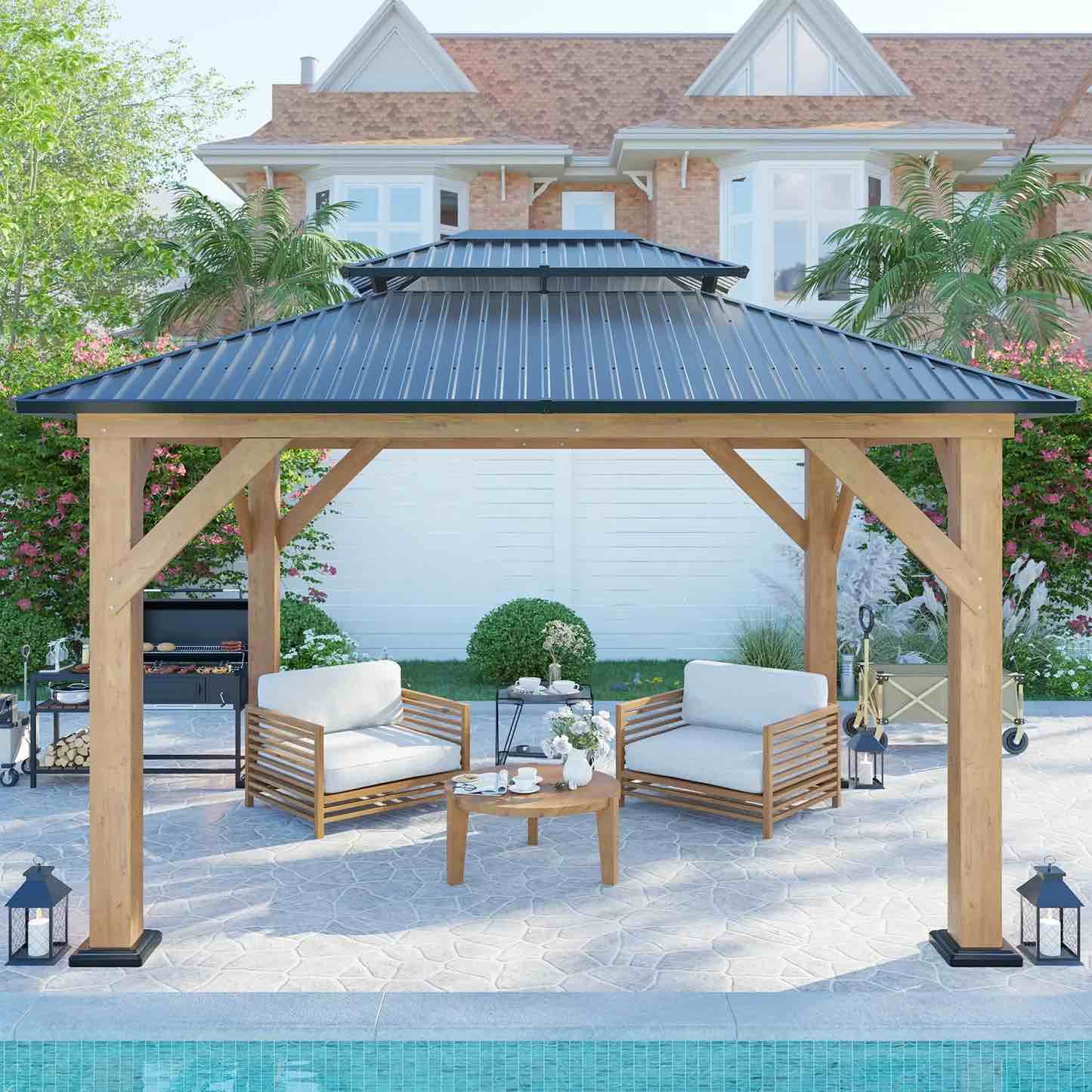 *incomplete, missing boxes 2-4* Gazebo parts