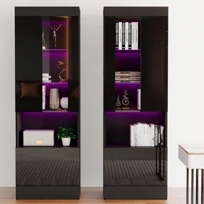 *incomplete* LED Bookcases