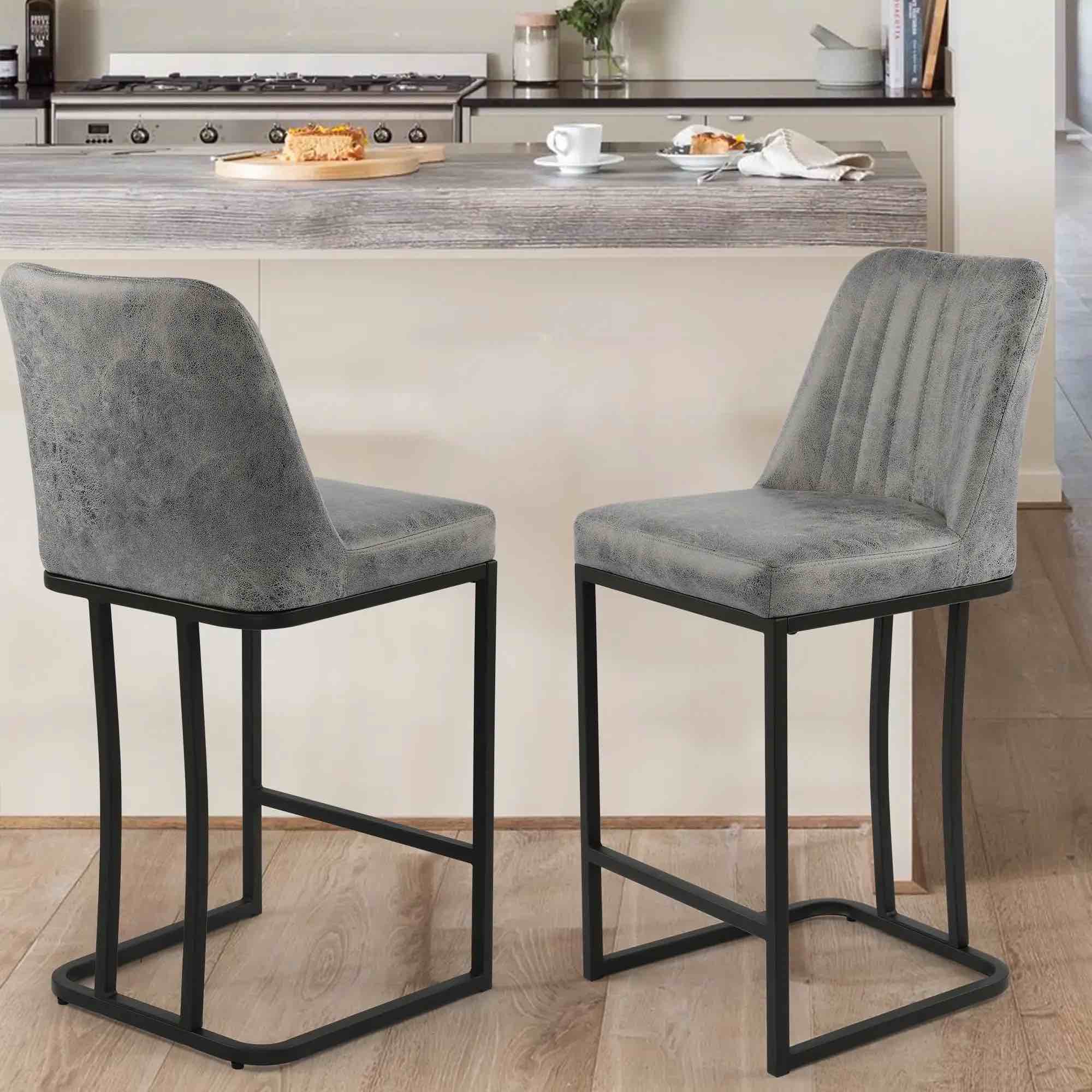 Grey accent chairs DF633GY