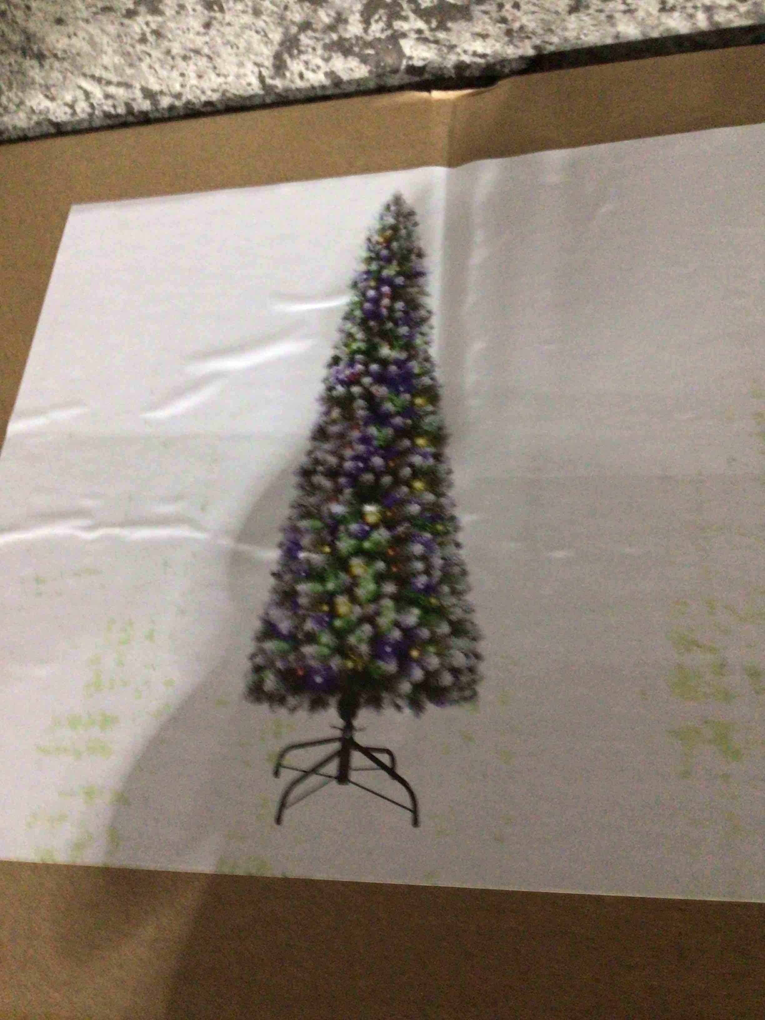 7.5 ft pencil Christmas tree